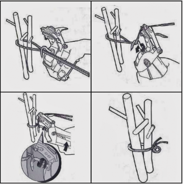Садовые ножницы GL 231 с функцией подвязчика